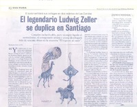 El legendario Ludwig Zeller se duplica en Santiago