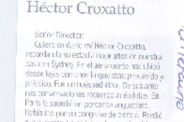 Héctor Croxatto