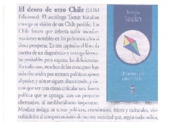 El Deseo de otro Chile