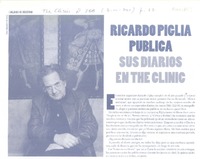 Ricardo Piglia publica sus diarios en The Clinic
