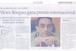 Víctor Bórquez gana premio internacional