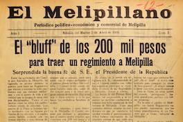 El Melipillano (Melipilla, Chile : 1935).