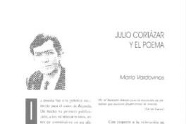 Julio Cortázar y el poema  [artículo] Mario Valdovinos.