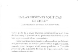 En las prisiones políticas de Chile  [artículo] E. E.