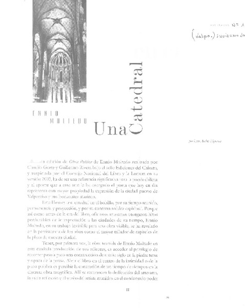 Una Catedral  [artículo]Luis Andrés Figueroa.