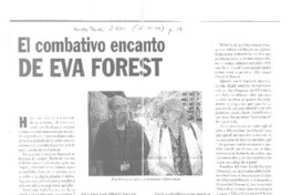 El combativo encanto de Eva Forest  [artículo] José Steinsleger.
