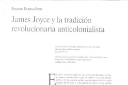 James Joyce y la tradición revolucionaria anticolonialista  [artículo] Roxanne Dunbar-Ortiz.
