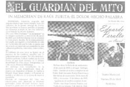 In memorian de Raúl Zurita  [artículo] Mariela Silva Salas.