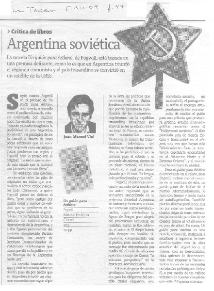 Argentina soviética  [artículo] Juan Manuel Vial.