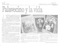 Palavecino y la vida  [artículo] Juan Pablo Palavecino.