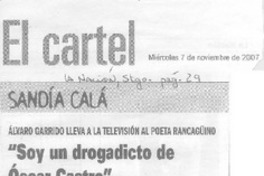 "Soy un drogadicto de Óscar Castro" (entrevista)  [artículo] Gabriela García.