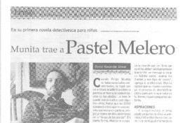 Munita trae Pastel Melero  [artículo] Daniel Navarrete Alvear.