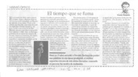 El tiempo que se fuma  [artículo] Vicente Montañés.