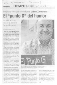 El "punto G" del humor  [artículo] Eduardo Henríquez Ormeño.