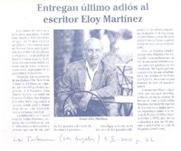 Entregan último adiós al escritor Eloy Martínez  [artículo].