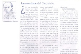 La sombra del camaleón  [artículo] Jorge Abasolo Aravena.
