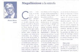 Magallánicos a la estrofa  [artículo] Marino Muñoz Lagos.
