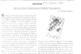 Rolando Cárdenas viene volando  [artículo] Aristóteles España.