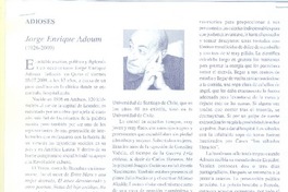Recuerdo de Adoum  [artículo] José Miguel Varas.