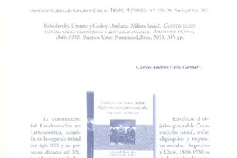 Construcción estatal  [artículo] Carlos Andrés Celis Gómez.