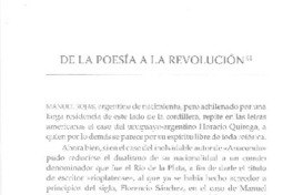 De la poesía a la revolución  [artículo] E. E.