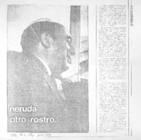 Neruda otro rostro  [artículo] Consuelo Larraín.