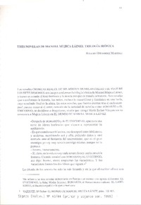 Tres novelas de Manuel Mujica Láinez, trilogía irónica  [artículo] Rosario Hernández Martínez.