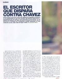 El escritor que dispara contra Chávez (entrevista)  [artículo] Gonzalo Maier.
