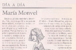 María Monvel  [artículo] Corusco.