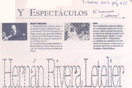 Hernán Rivera Letelier, un pampino en El Loa  [artículo].