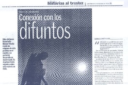 Conexión con los difuntos  [artículo] Alfredo Larreta Lavín.