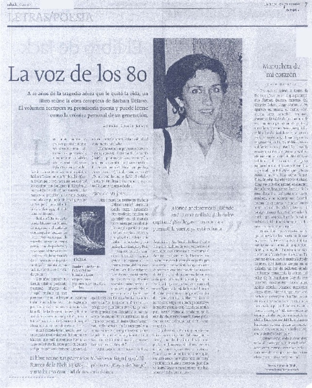 La voz de los 80  [artículo]Andrés Gómez Bravo.