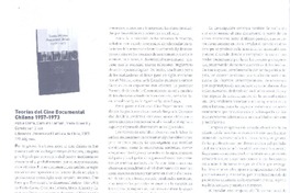 Teorías del cine documental chileno 1957-1973  [artículo] José Román.