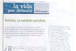 Bolaño, el eslabón perdido  [artículo] Cecilia García Huidobro.