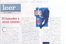 El fumador y otros relatos  [artículo] Rodrigo Pinto.