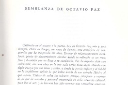 Semblanza de Octavio Paz  [artículo] Alonso Cueto.