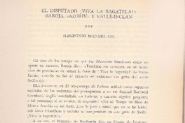 El disputado ¡viva la batalla! Baroja, "Azorín" y Valle-Inclán  [artículo] Ildefonso Manuel Gil.