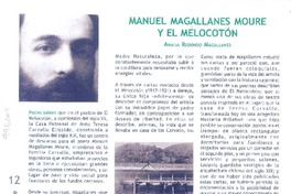 Manuel Magallanes Moure y El Melocotón  [artículo] Amalia Redondo Magallanes.