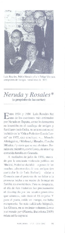 Neruda y Rosales  [artículo] Hernán Loyola.