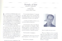 Neruda, el vate  [artículo] CArío Oses.