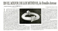 En el mejor de los mundos, de Braulio Arenas  [artículo] Edgardo Alarcón Romero.