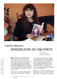 Catalina Becerra: sensibilidad de una poeta  [artículo] Pilar Guzmán Espinoza.