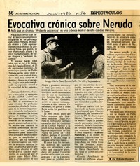 Evocativa crónica sobre Neruda  [artículo] Wilfredo Mayorga.