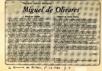 Miguel de Olivares  [artículo].