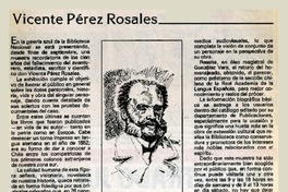 Vicente Pérez Rosales  [artículo] V. R.