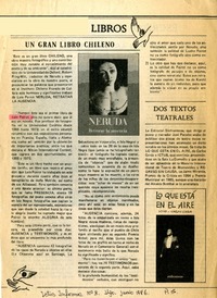 Un Gran libro chileno  [artículo].