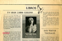 Un Gran libro chileno  [artículo].