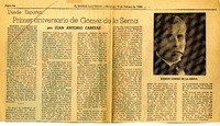 Primer aniversario de Gómez de la Serna  [artículo] Juan Antonio Cabezas.