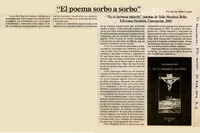 El poema sorbo a sorbo  [artículo] por Marino Muñoz Lagos.