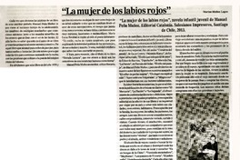 "La mujer de los labios rojos"  [artículo] Marino Muñoz Lagos